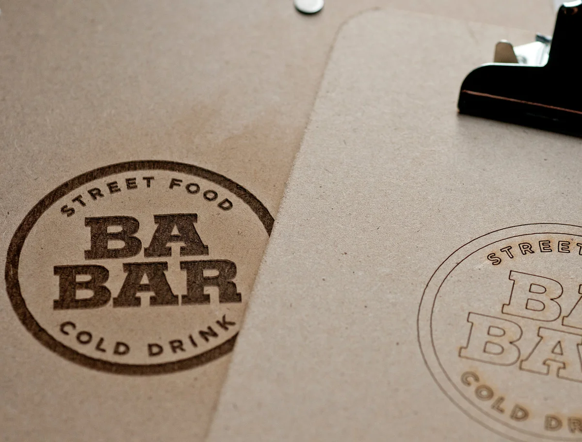 Laser Etched Menu Boards