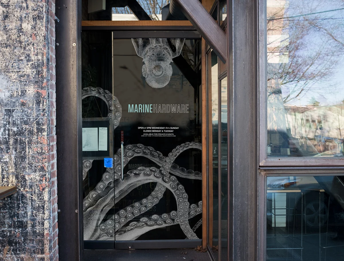 Logo &amp; Door Graphic