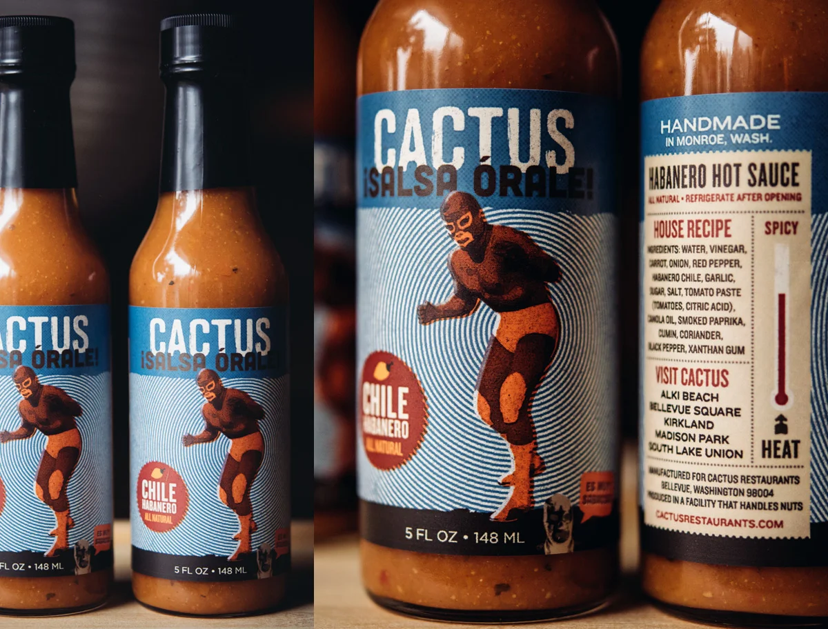 Hot Sauce Label