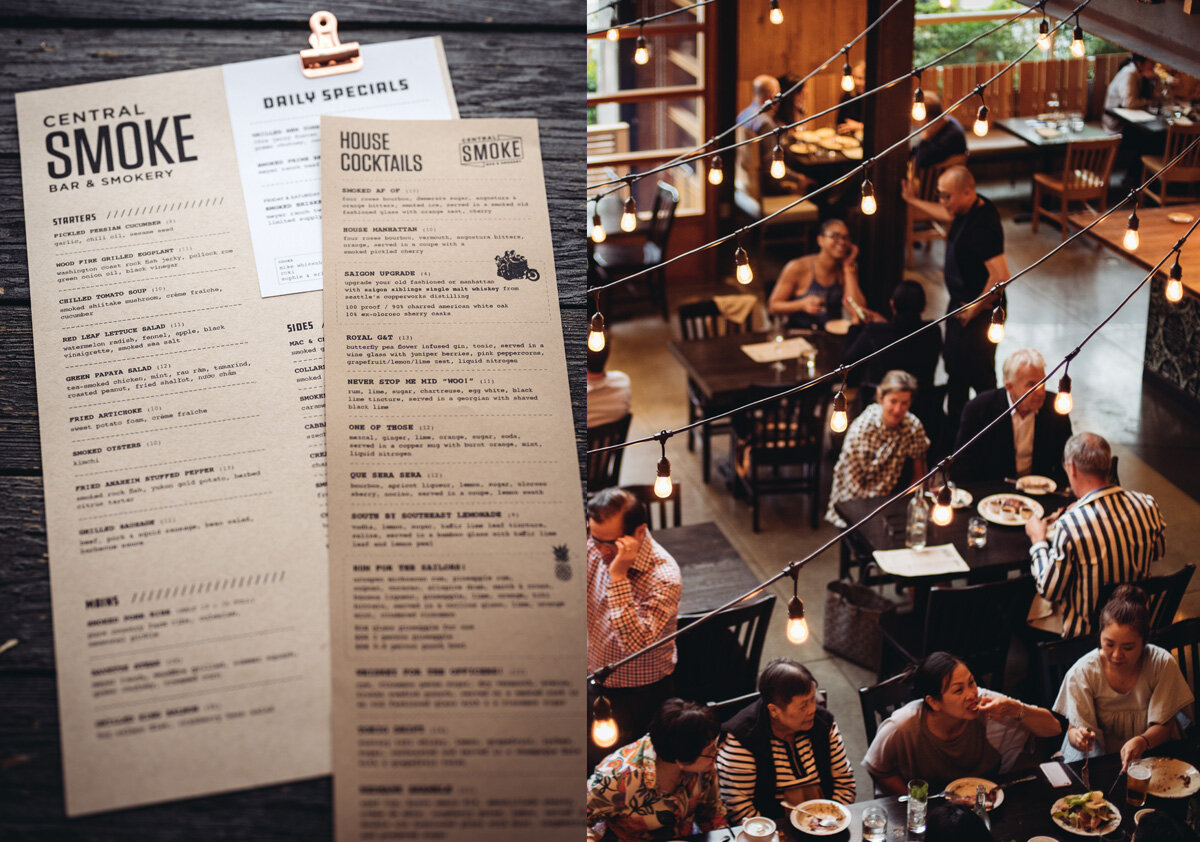 Menu &amp; Dining Room Photo