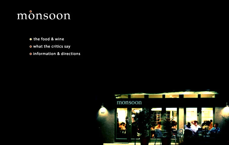 Original Monsoon Wesbite, 1999