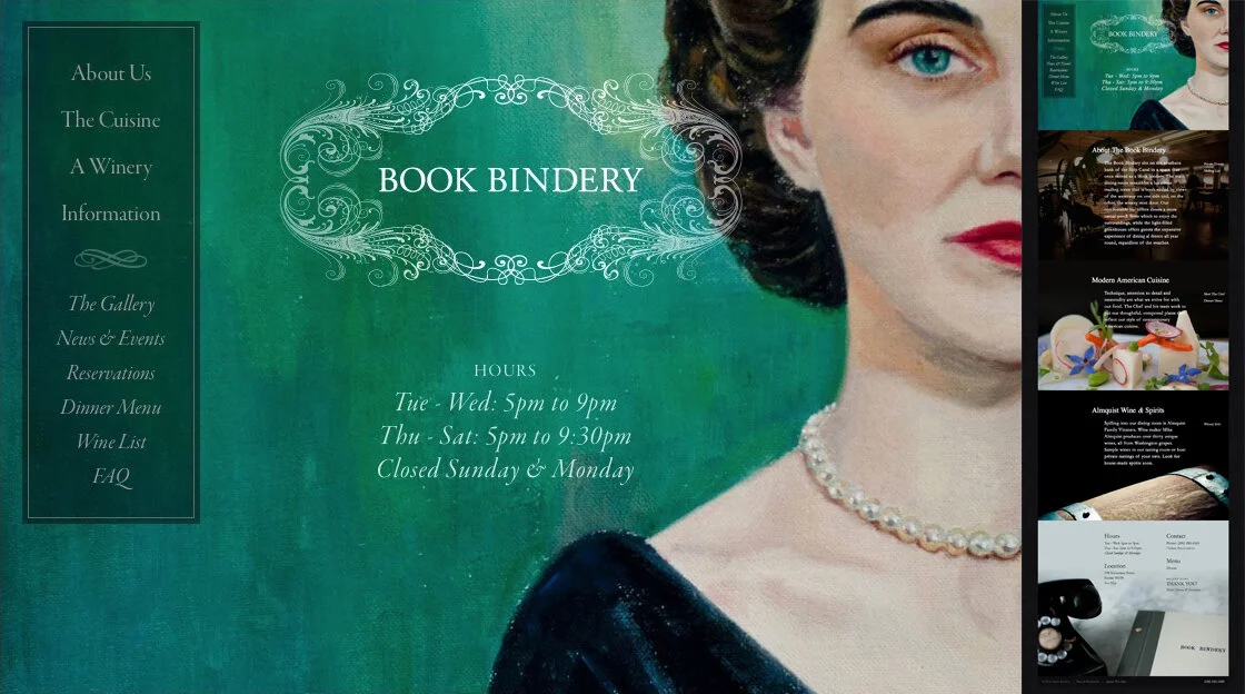 Book Bindery Website