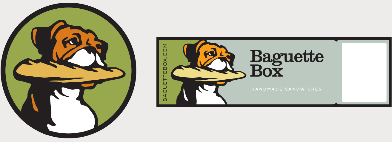 Logo Refresh and Box Sticker (Boxer Illustration from Lorie Ransom)