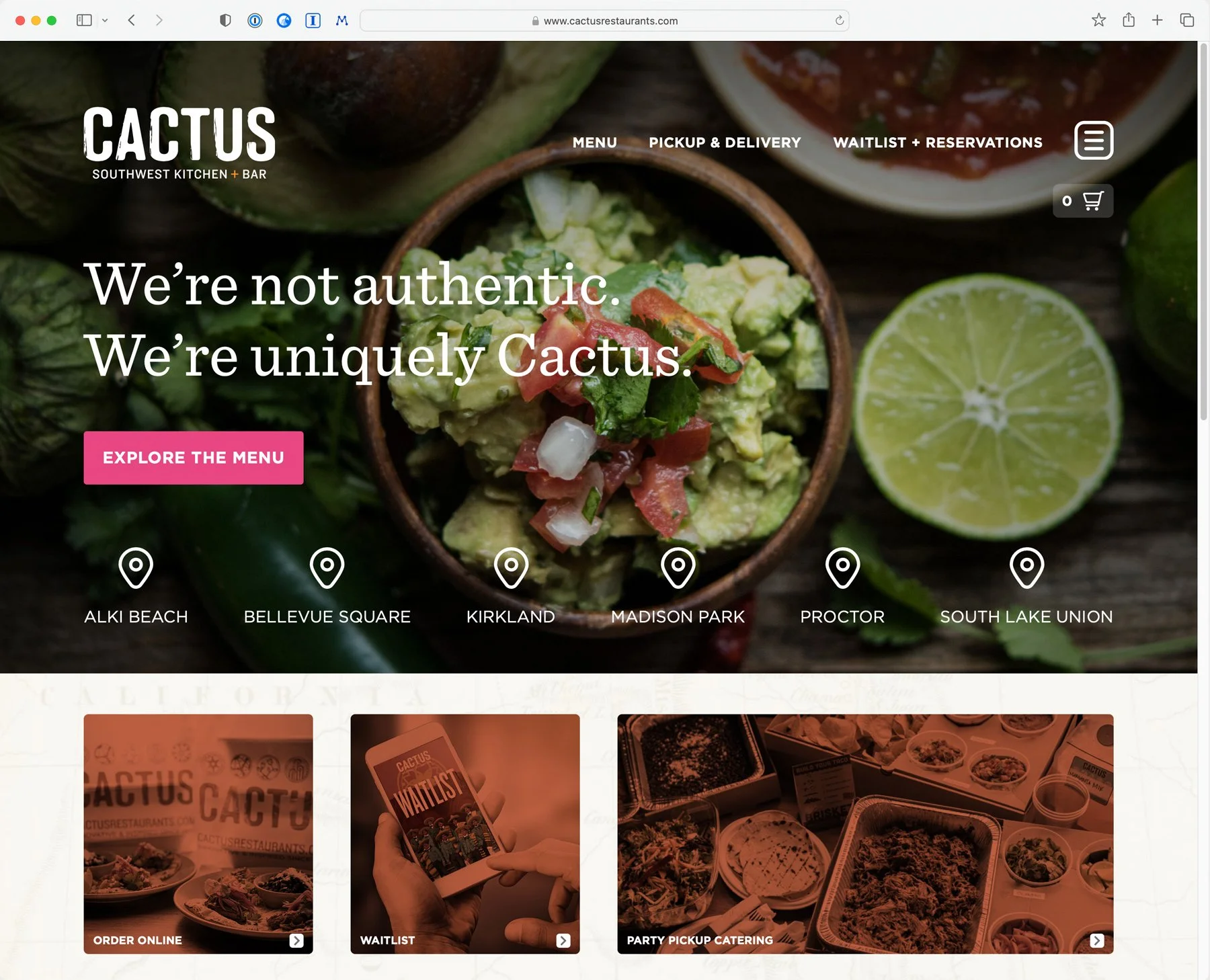 Cactus Website