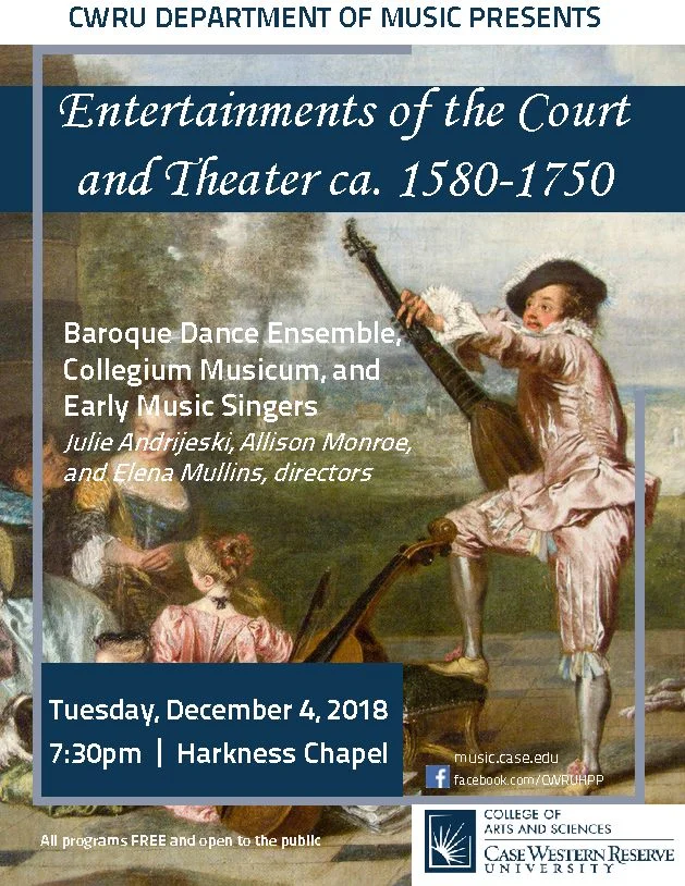 Dancer in Entertainments of the Court and Theater ca. 1580-1750