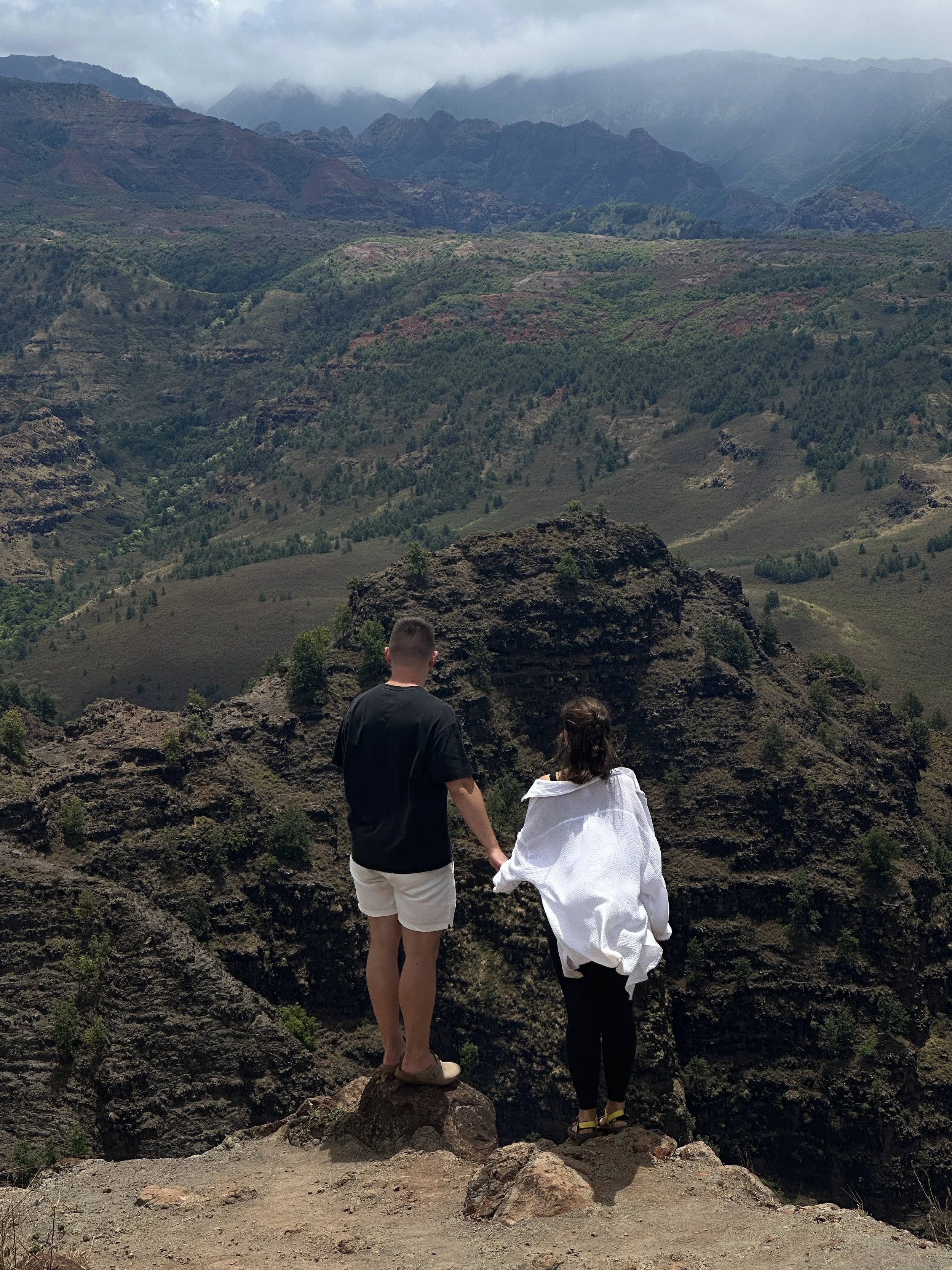 Eugene Davidyuk Northern California wedding photographer with wife candid photo