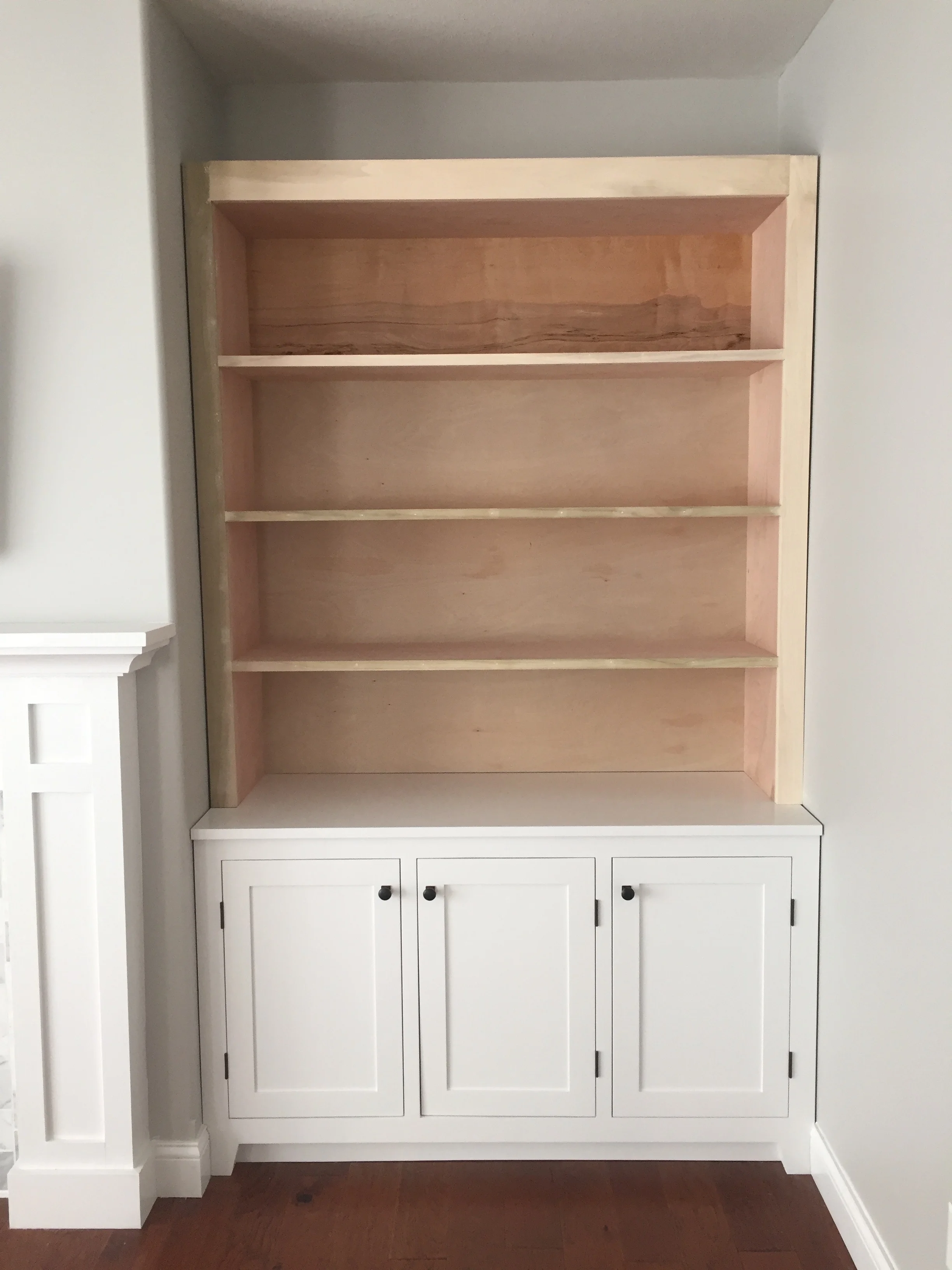 How to Build a Builtin The Bookshelves Woodworking — Philip Miller Furniture