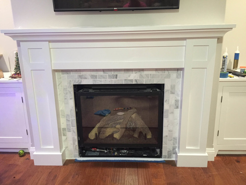 How To Build A Shaker Fireplace Mantel, Simple Fireplace Mantel Surround