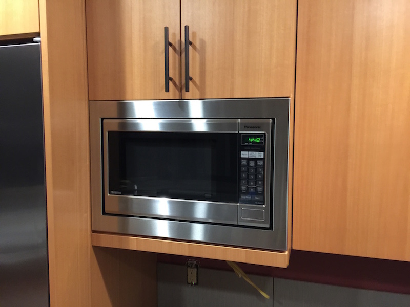 Is There A Microwave Trim Kit That You, Microwave Mounted In Upper Cabinet