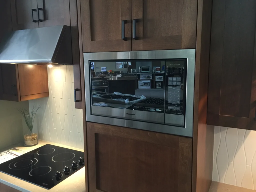Panasonic microwave, model # NN-SN686S with 24" trim kit