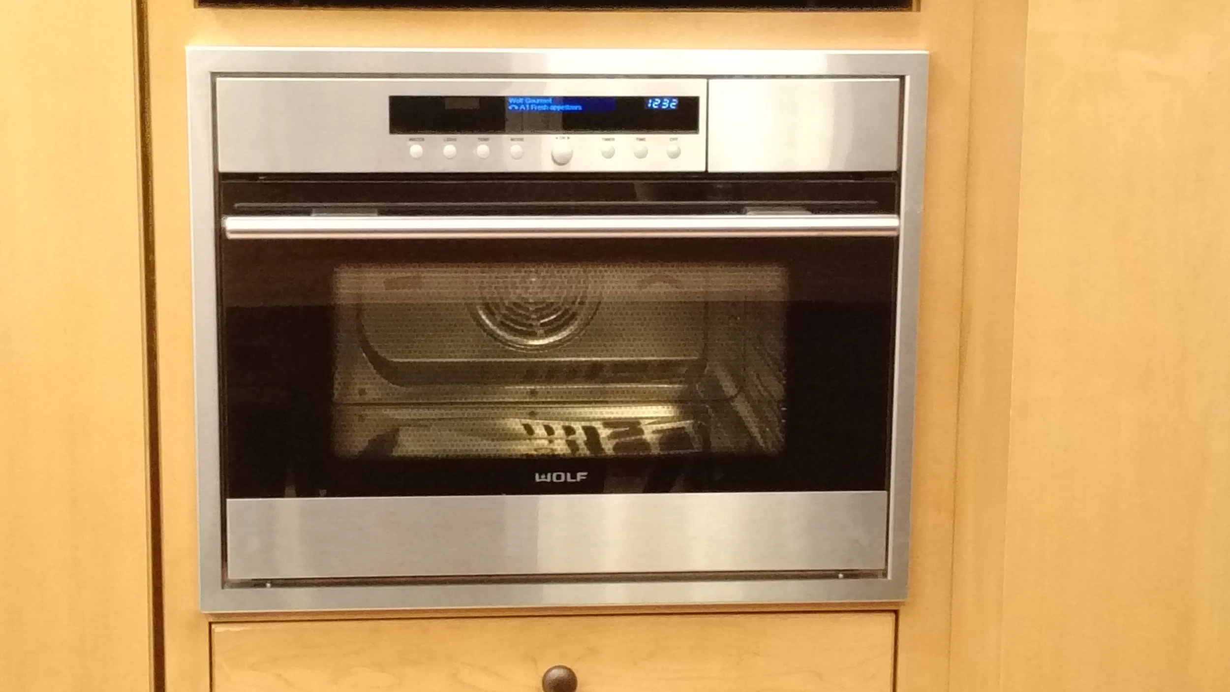 Wolf steam oven, model # CSO24TESTH (After)