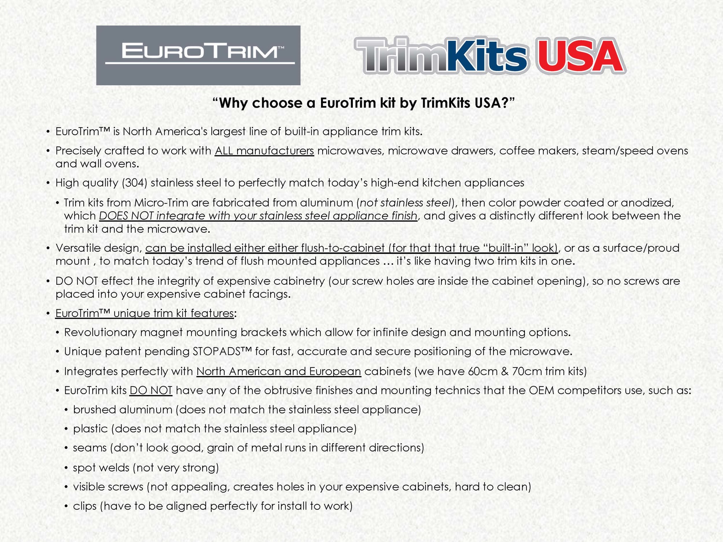 Brochures & Handouts — TrimKits USA