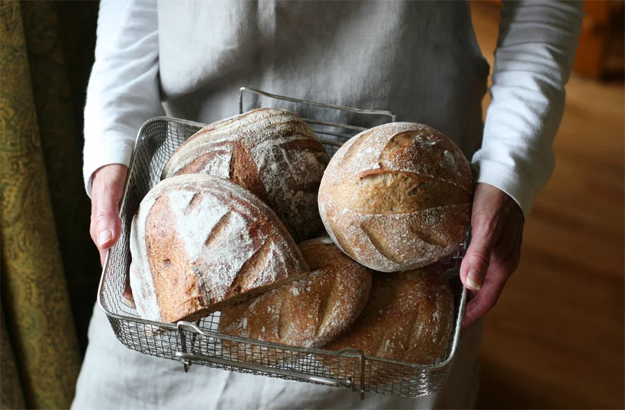  pain de campagne with plum tree blossom yeast 