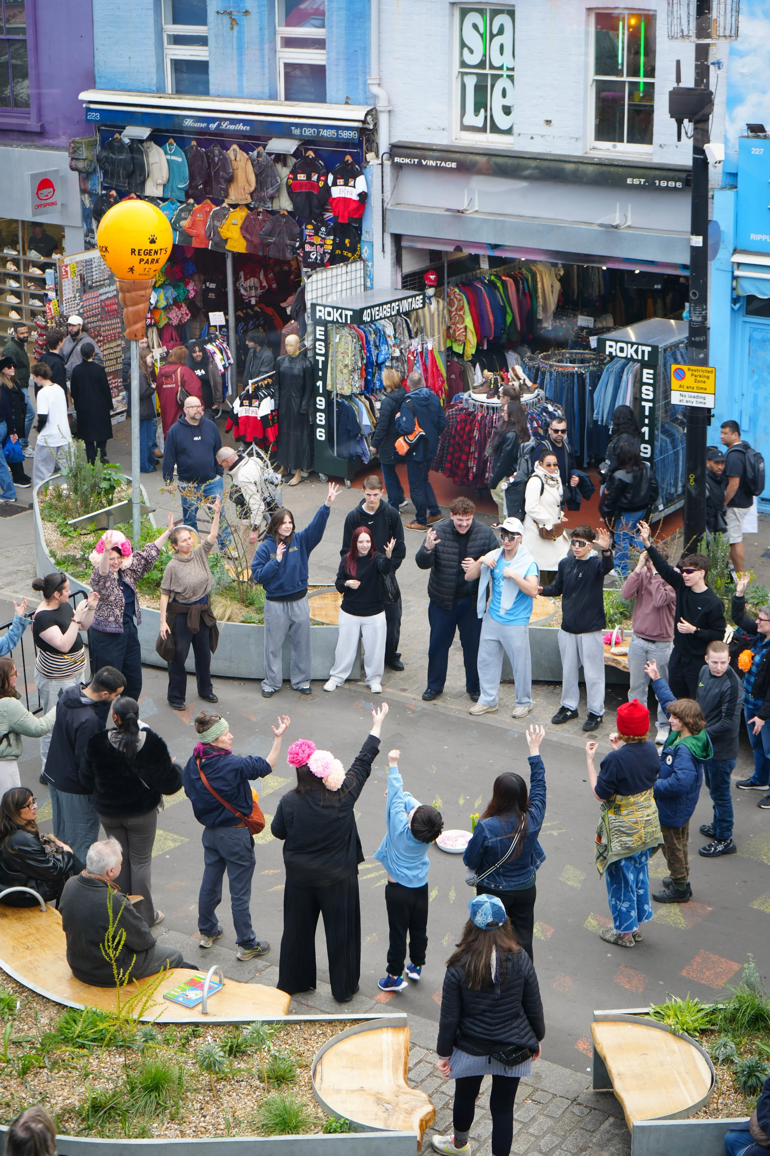 Jasmine Shigemura Lee and Rhona Eve Clews, East Asian inspired movement, Community event for Camden subSTRATUM Spring Equinox, 2026