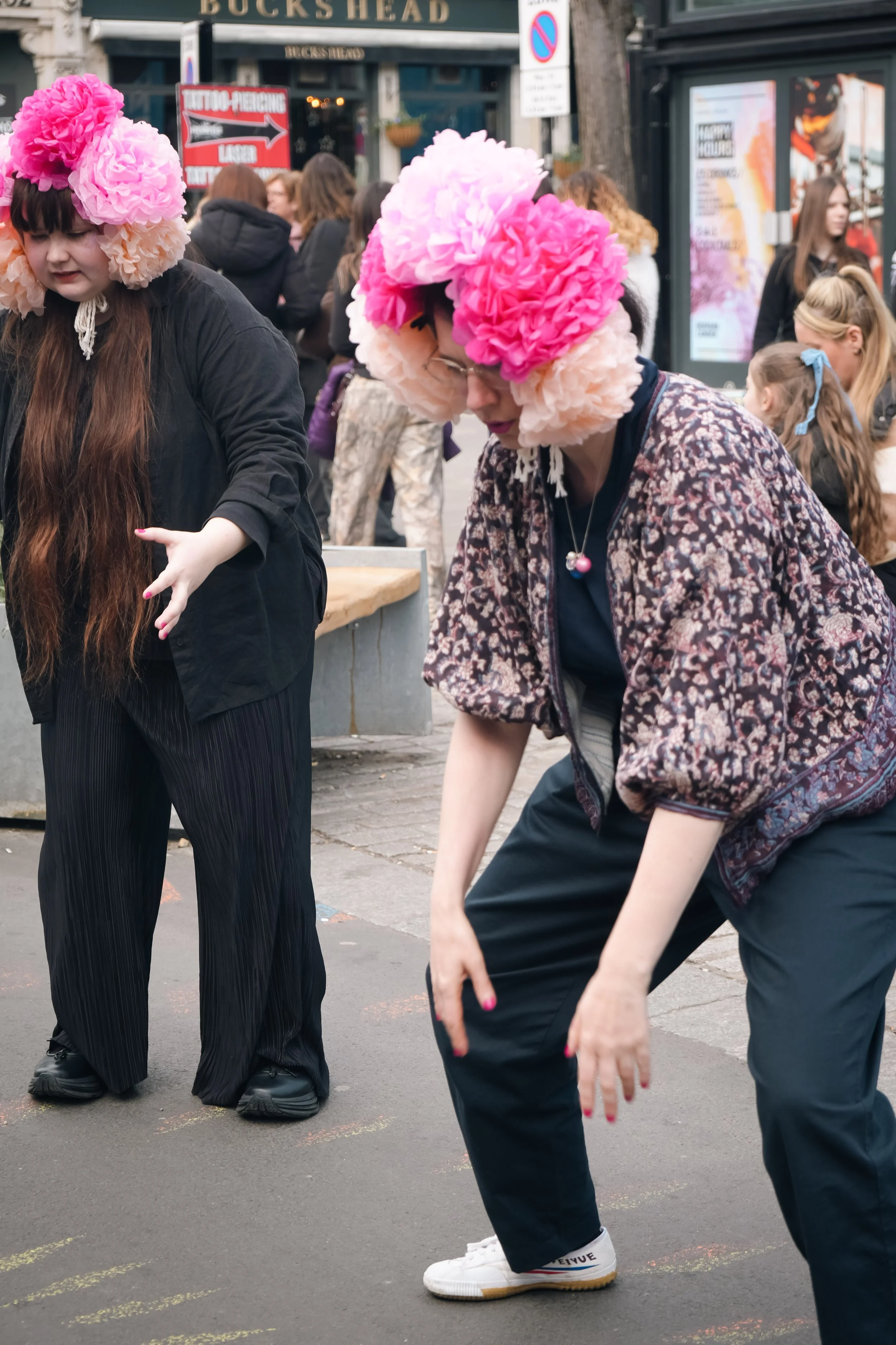 Jasmine Shigemura Lee and Rhona Eve Clews, East Asian inspired movement, Community event for Camden subSTRATUM Spring Equinox, 2026
