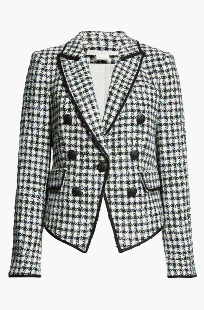 Veronica Beard Tweed Dickey Jacket