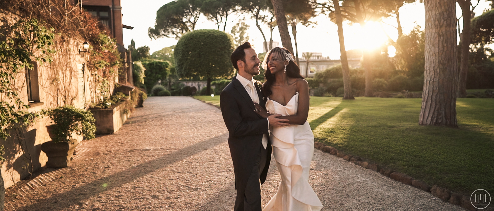 ⎨S + M⎬Wedding video at Villa Aurelia in Rome