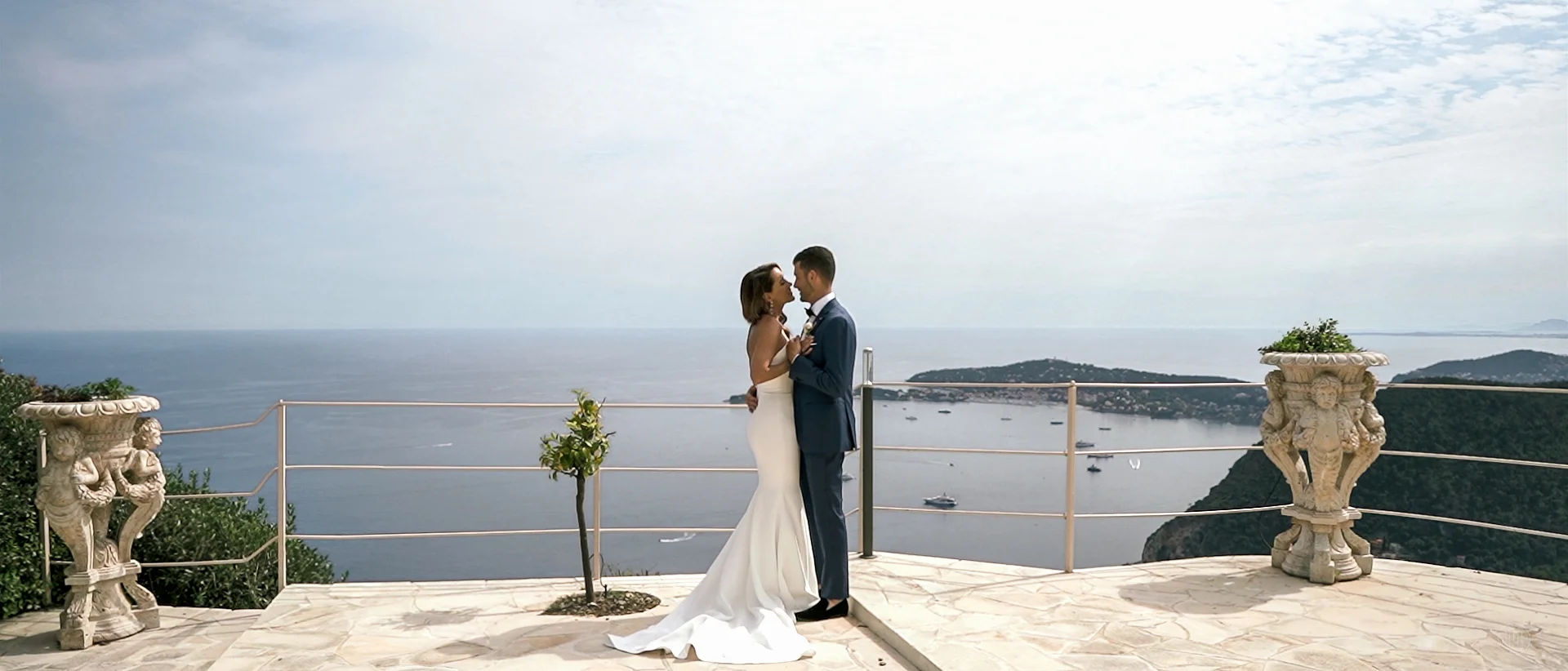 ⎨C + J⎬Wedding video in Montecarlo and Éze - La Chèvre D'Or, Yacht Club Monaco 