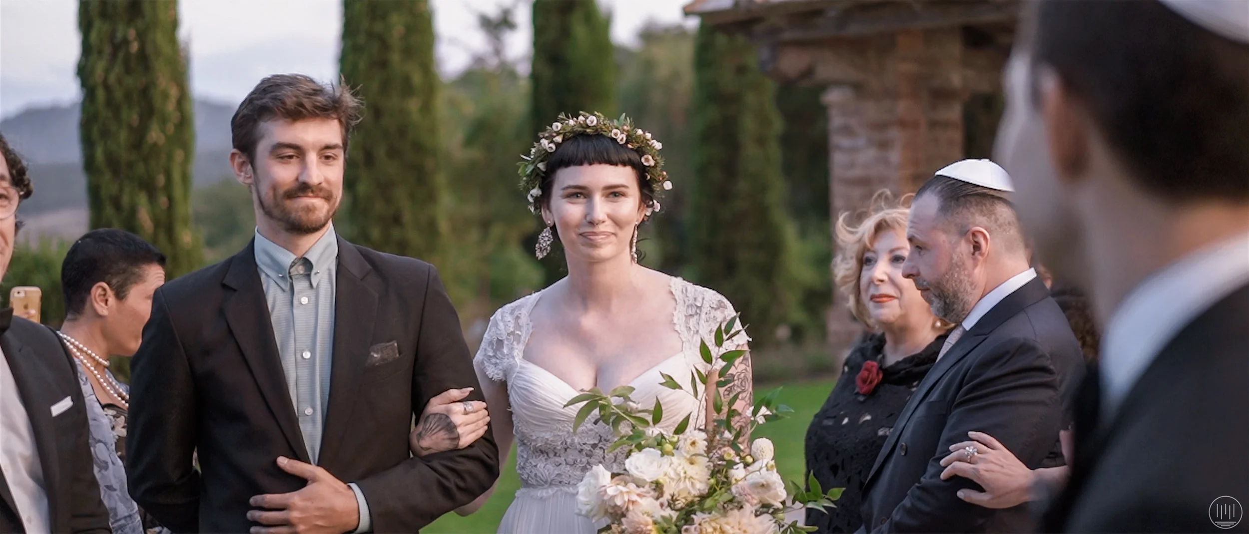 ⎨A + A⎬Wedding video at Castiglion del Bosco - Tuscany