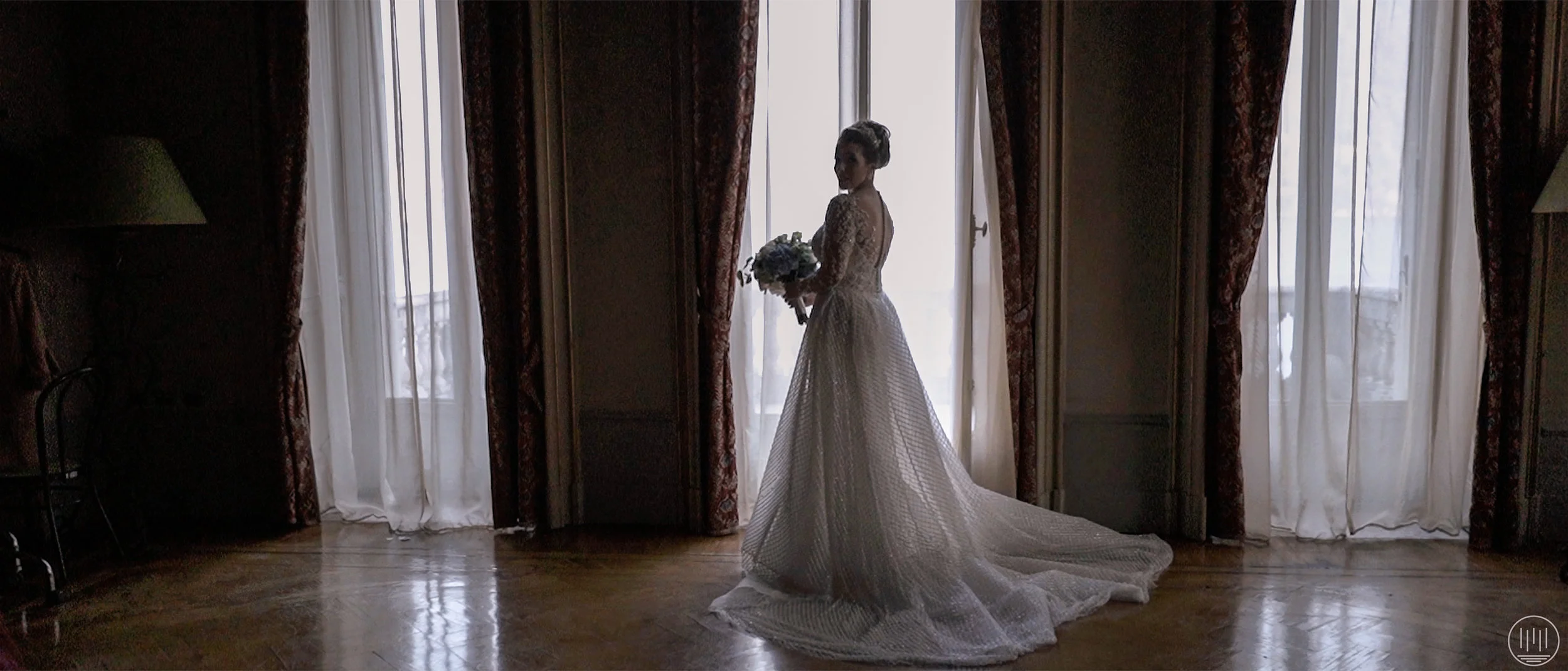 ⎨G + F⎬Wedding video at Villa Erba | Lake Como