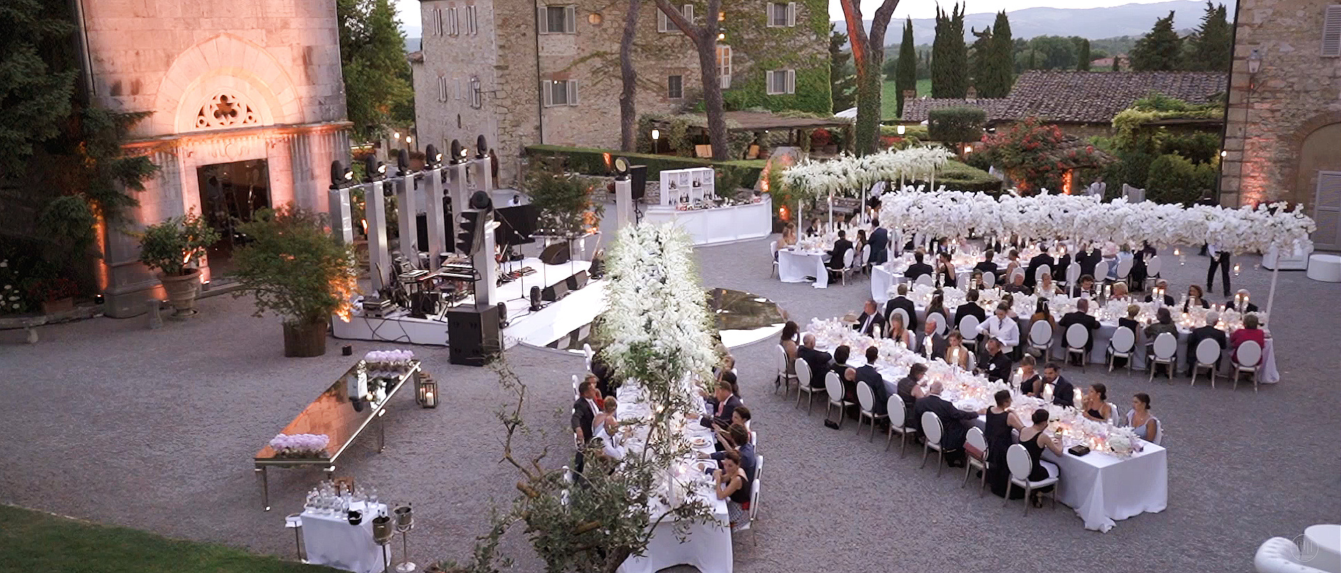⎨J + M⎬Wedding video at Borgo San Felice | Tuscany