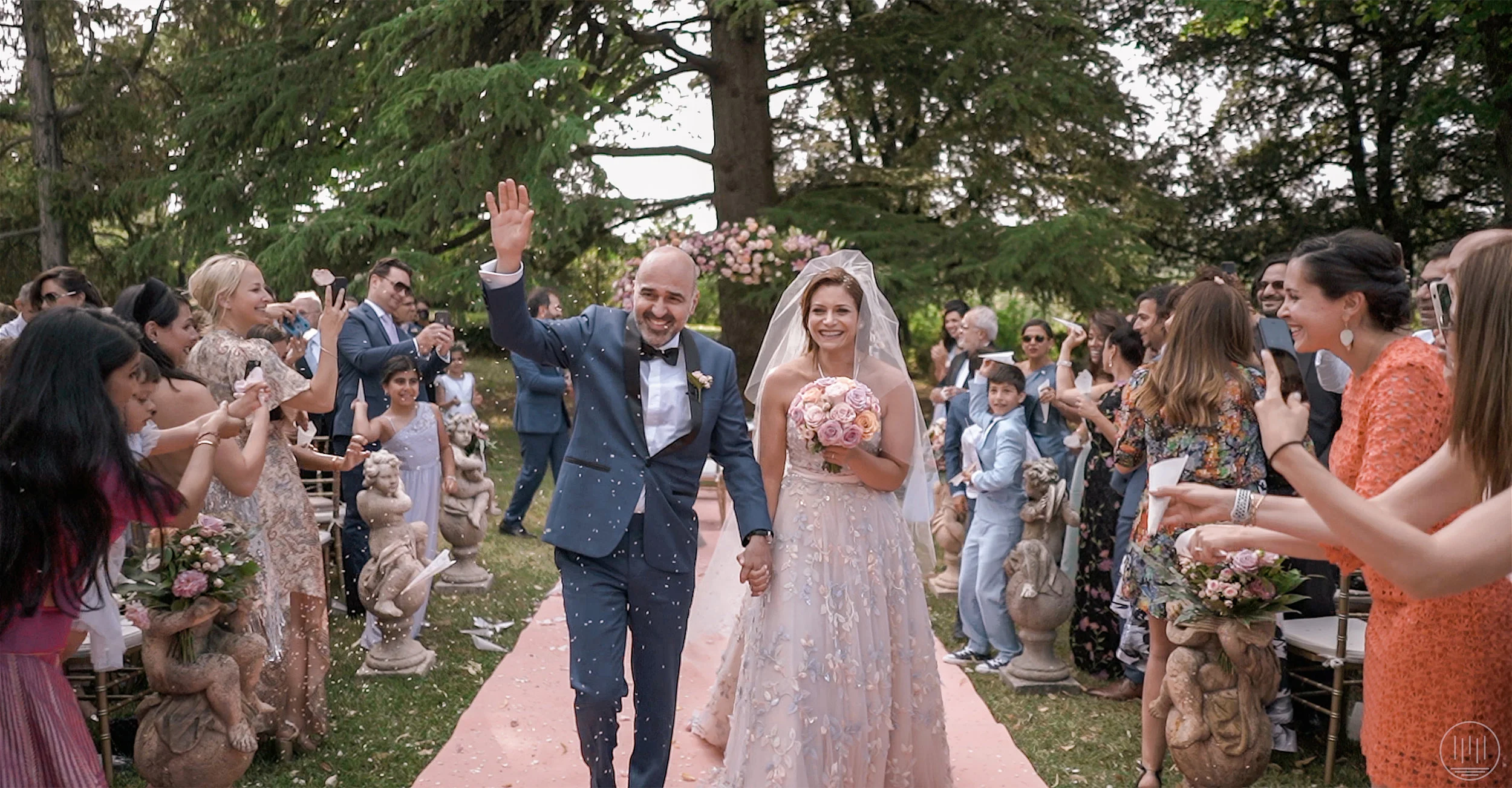 ⎨C + P⎬Wedding video at Giardino Corsini Il Prato + Villa Corsini Mezzomonte | Tuscany