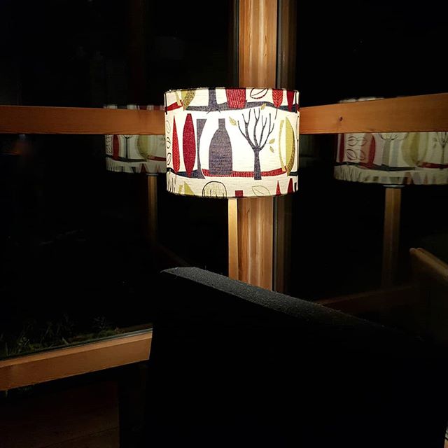 Experimenting making a lampshade out of some left over fabrics. Turned out kinda cool for a trial. Stay tuned for further updates when we land the fabrics and production 😉