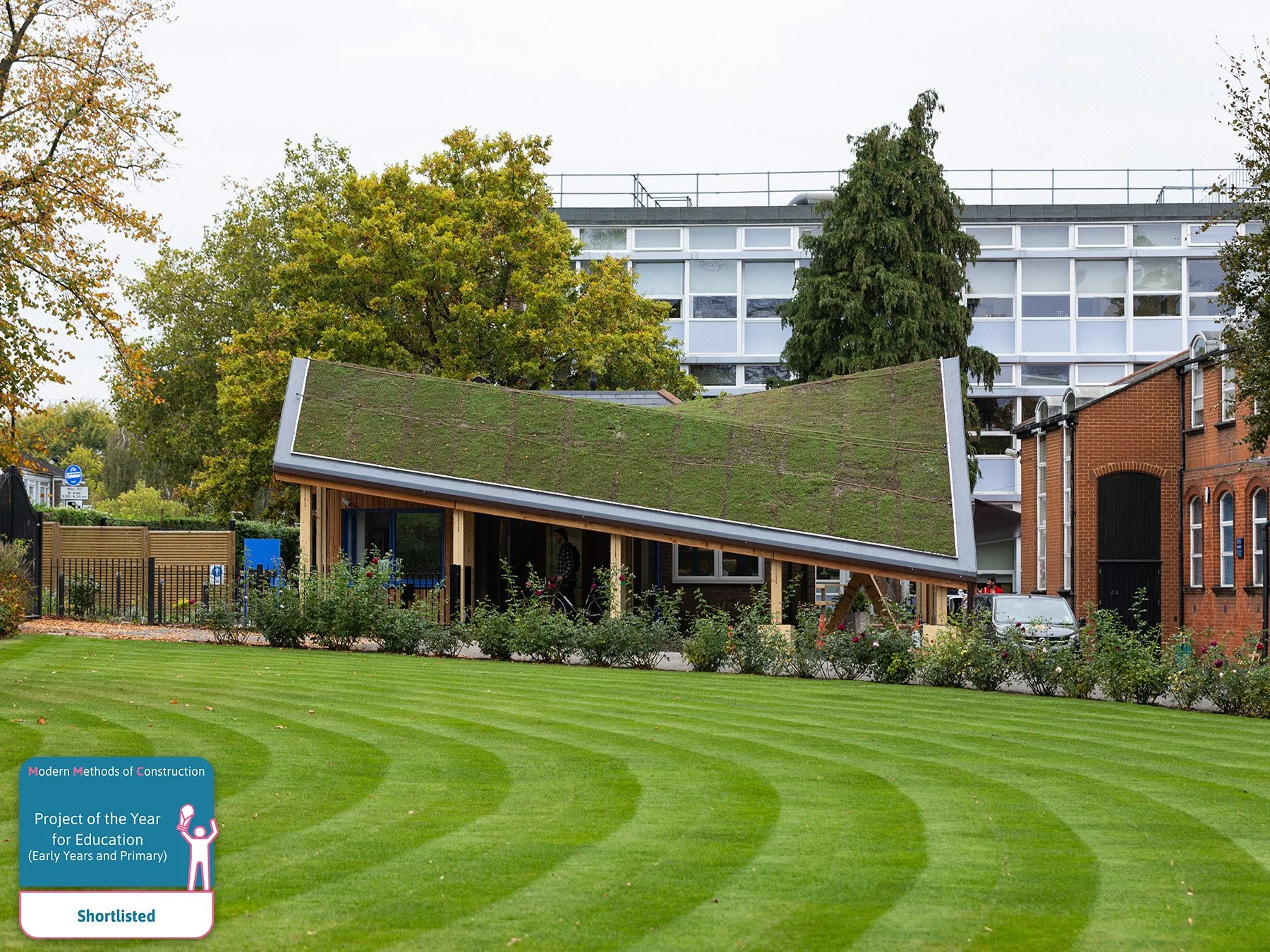 School Entrance Pavilion: Shortlisted for Modern Methods of Construction Awards