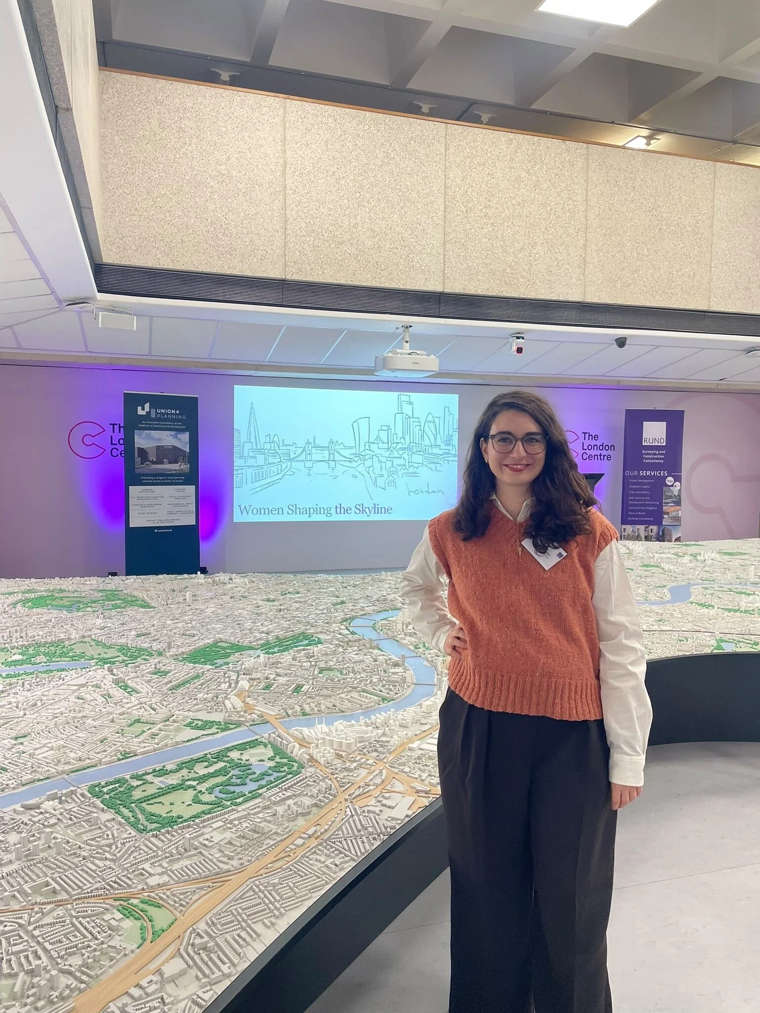 Leila presents Porchester Court at "Women Shaping the Skyline" event