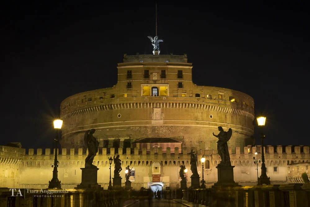 A view towards St Angelo's castle.
