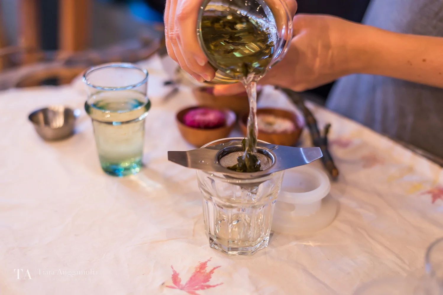 The most refreshing Oolong tea at Kinfolk gathering.