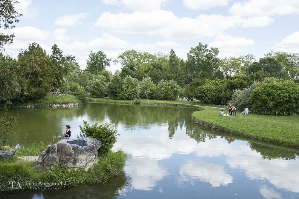  Lake near the Belvedere, Versailles. 