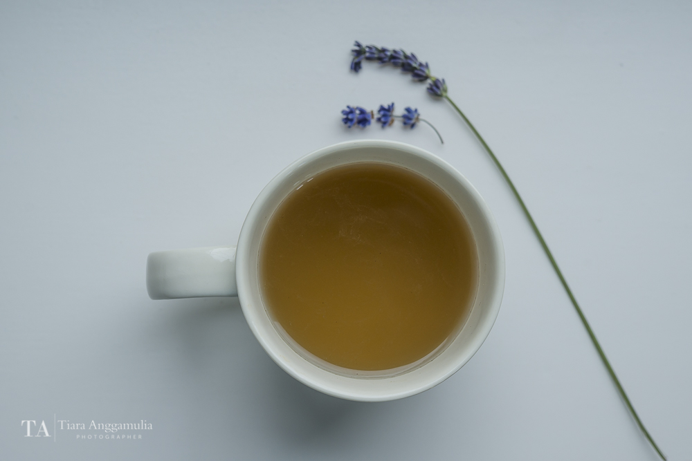  A calming cup of tea. 