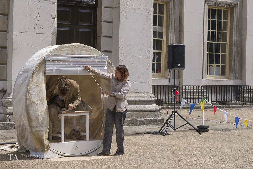 Frantic performing at Greenwich + Docklands International Festival.