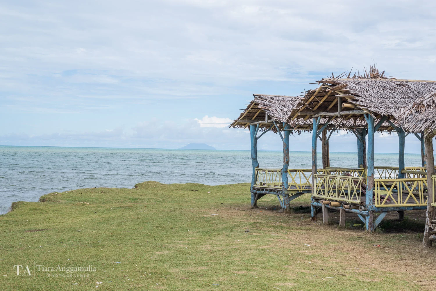 A view towards the sea.