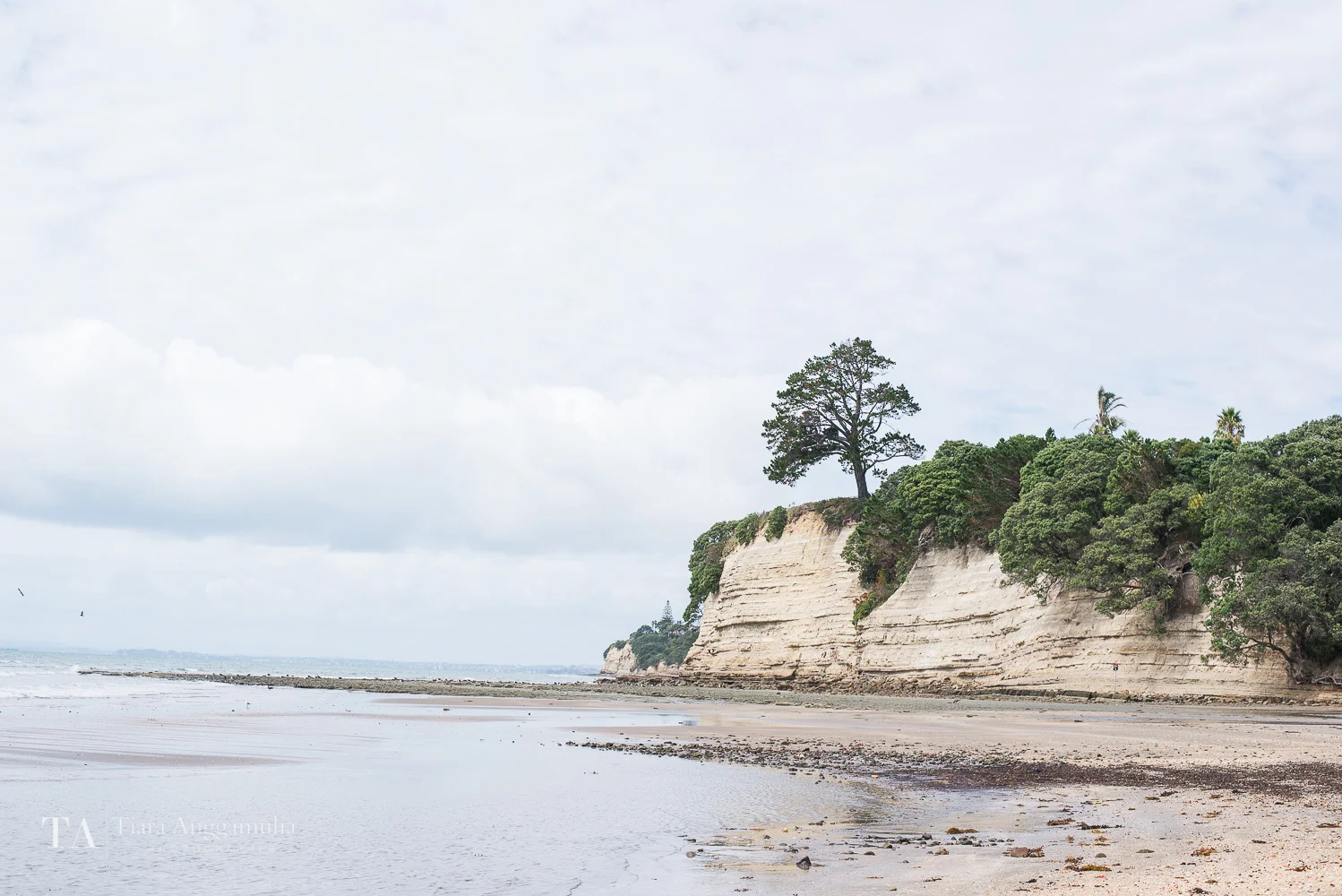 The serenity of Browns Bay beach.
