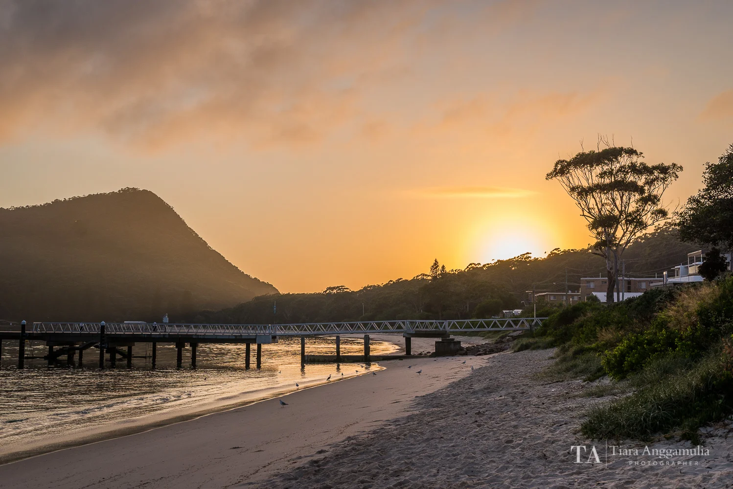 Sunrise at Shoal Bay.