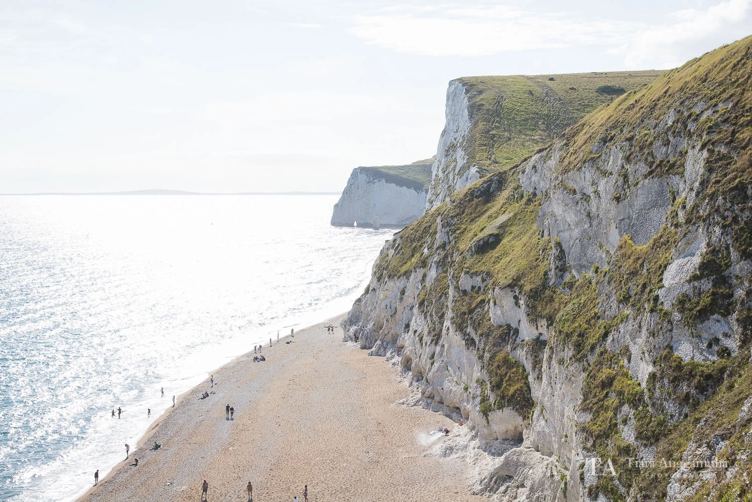 A view towards Batman's Cave.