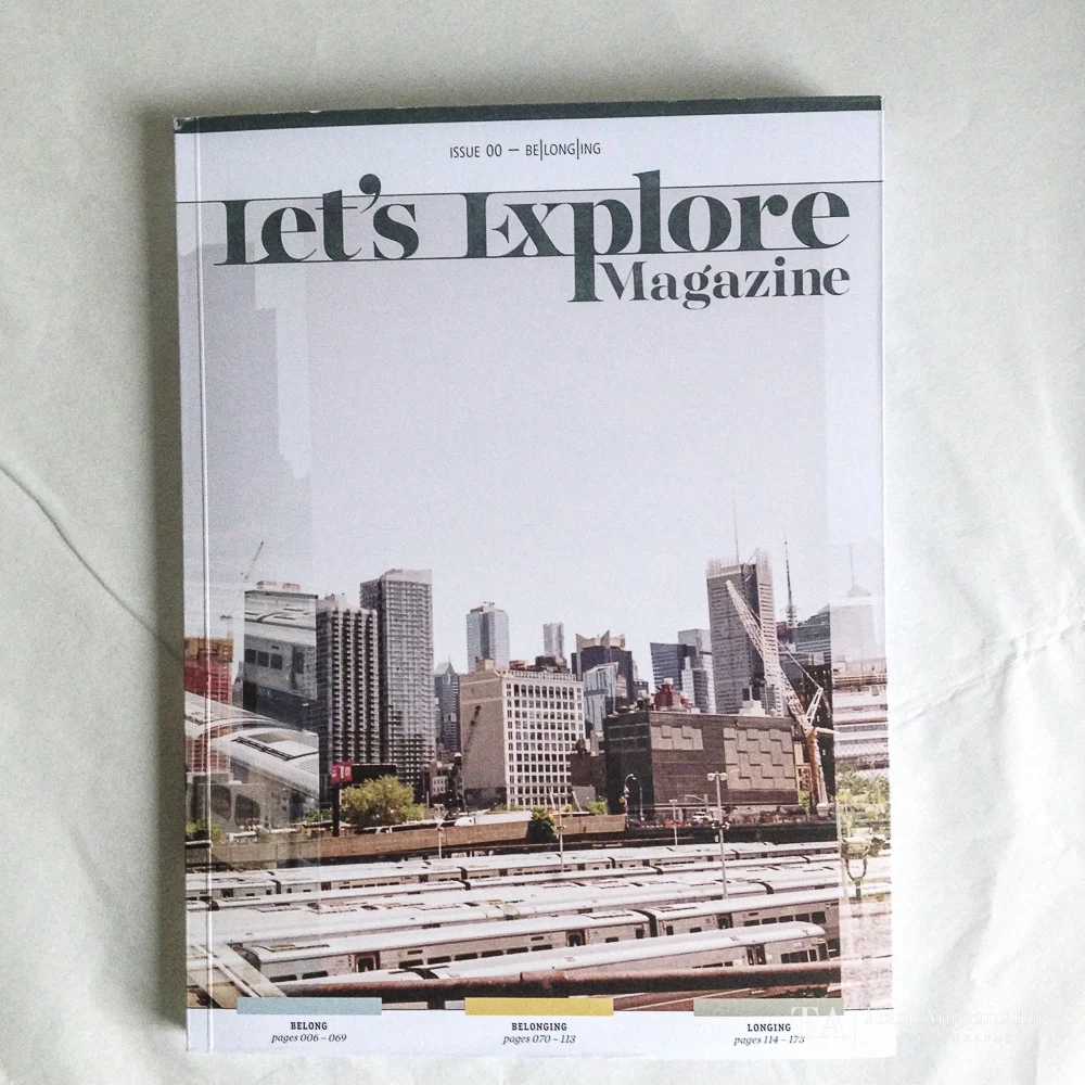 The front cover of Let's Explore Magazine.
