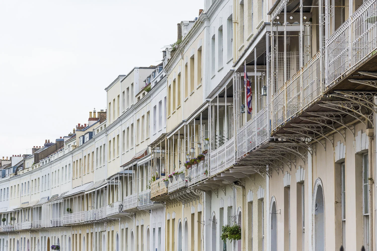 Georgian houses on Royal York Crescent.