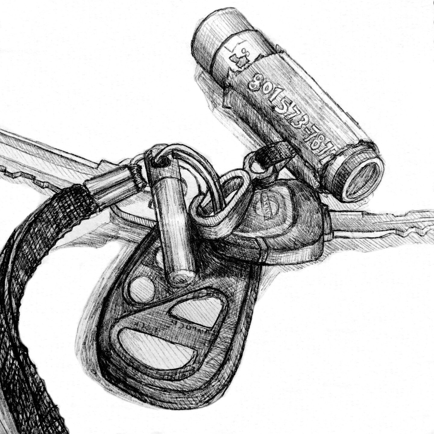 Throwback sketch of my keys⁠
⁠
#bic #bicpen #draweveryday⁠
#sketch #sketchbook #drawing #artoftheday #doodle