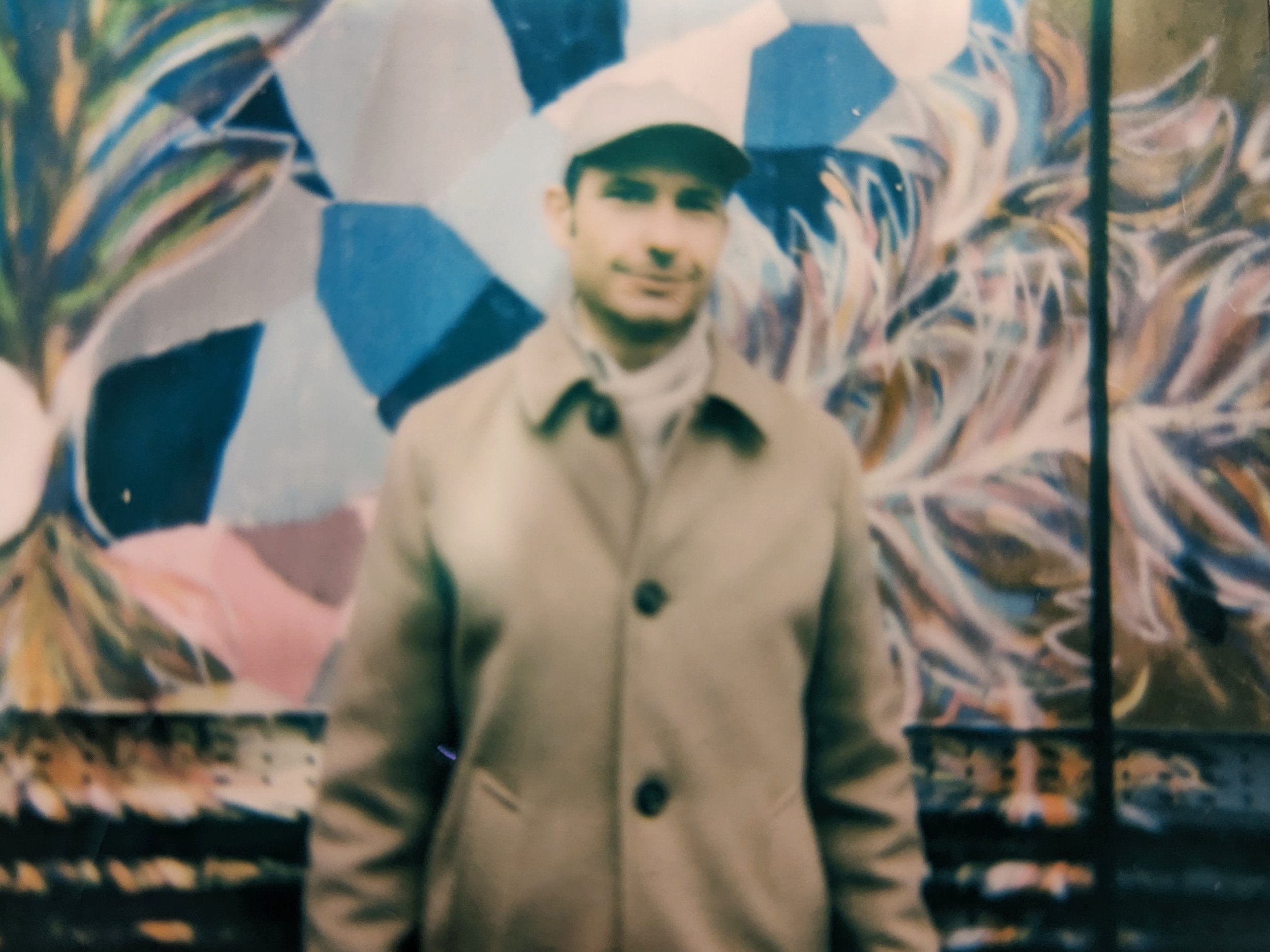  John in Brixton, polaroid.  