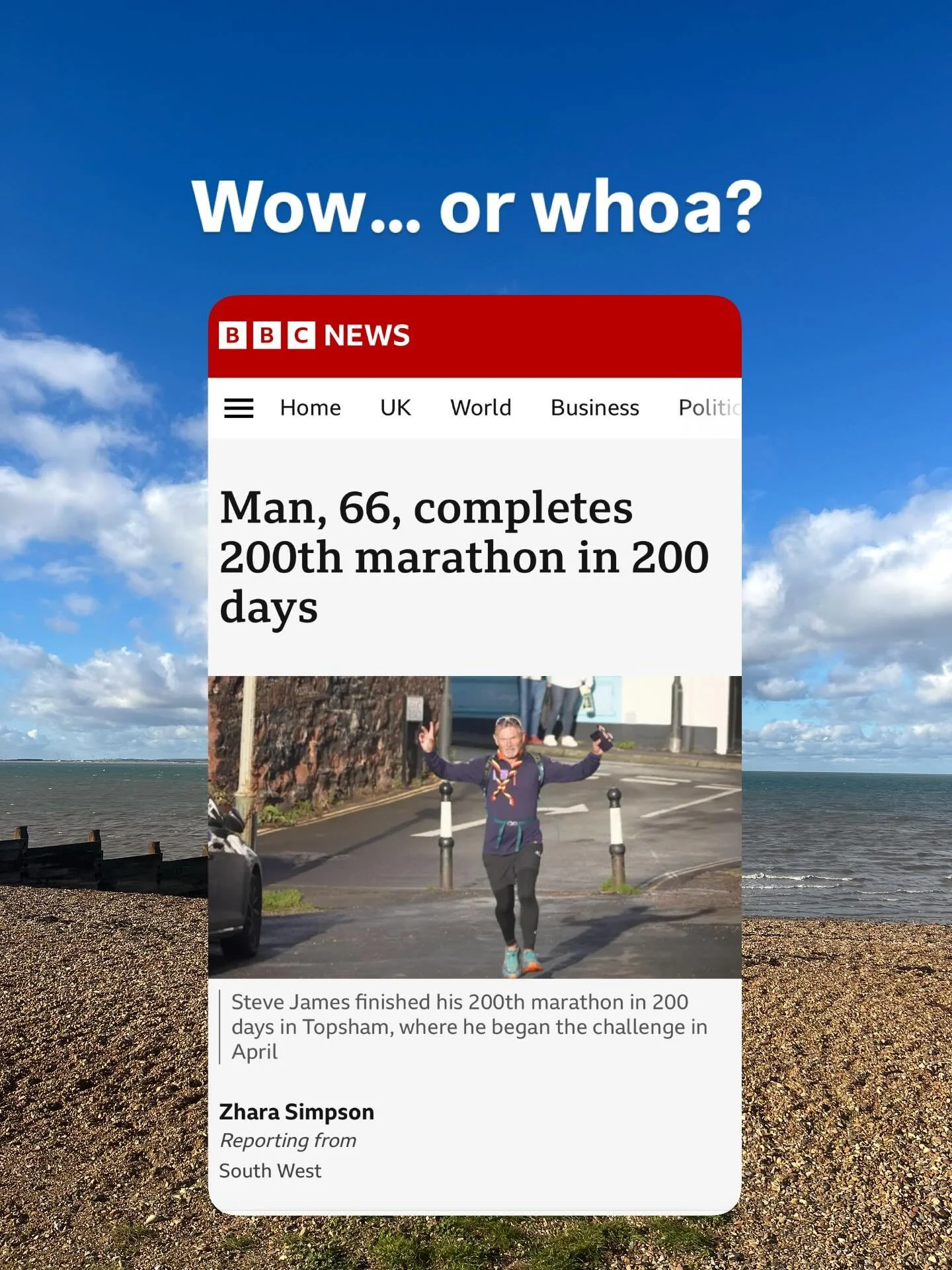 First of all, a huge congratulations to @bankerontherun, a 66-year-old retired banker who has just completed 200 marathons in 200 days, running around the coastline of Britain.

It&rsquo;s hard not to be inspired!

But inspiration can be tricky somet