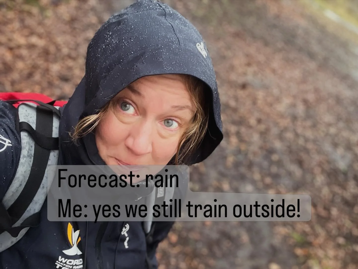 I&rsquo;m a big believer that getting outside is good for you, whatever the weather.

If we only waited for the &ldquo;perfect&rdquo; day, most of us wouldn&rsquo;t go out very often, especially in the UK! 

A bit of rain, some wind, or a cold mornin