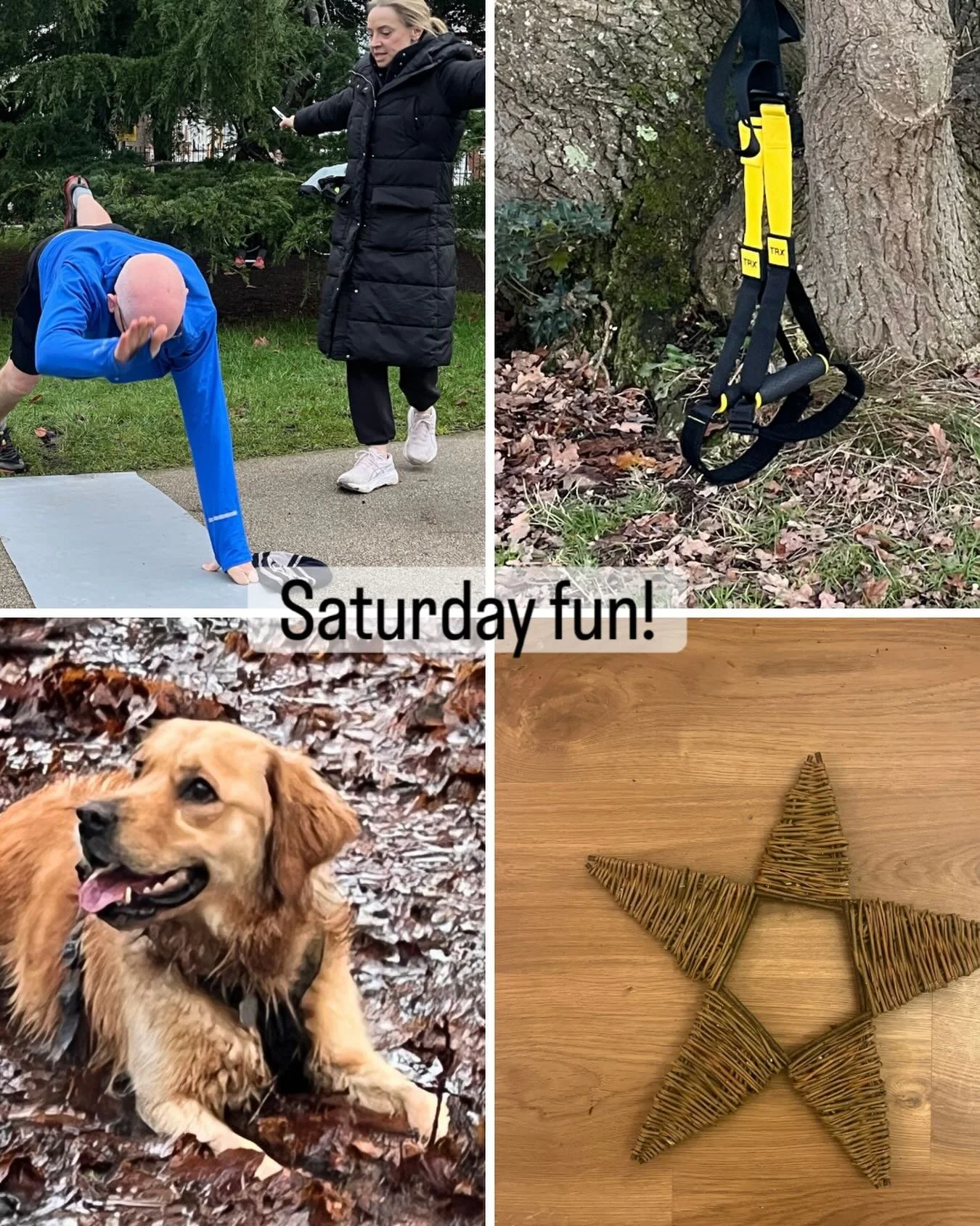 Started the day by dropping in on our 7:45am Fit in the Park class in South Park Gardens, then up to Wimbledon Common for a couple of PT sessions 💪

Back home for lunch before heading off to the Surrey Hills for a family walk with the dog&hellip;who