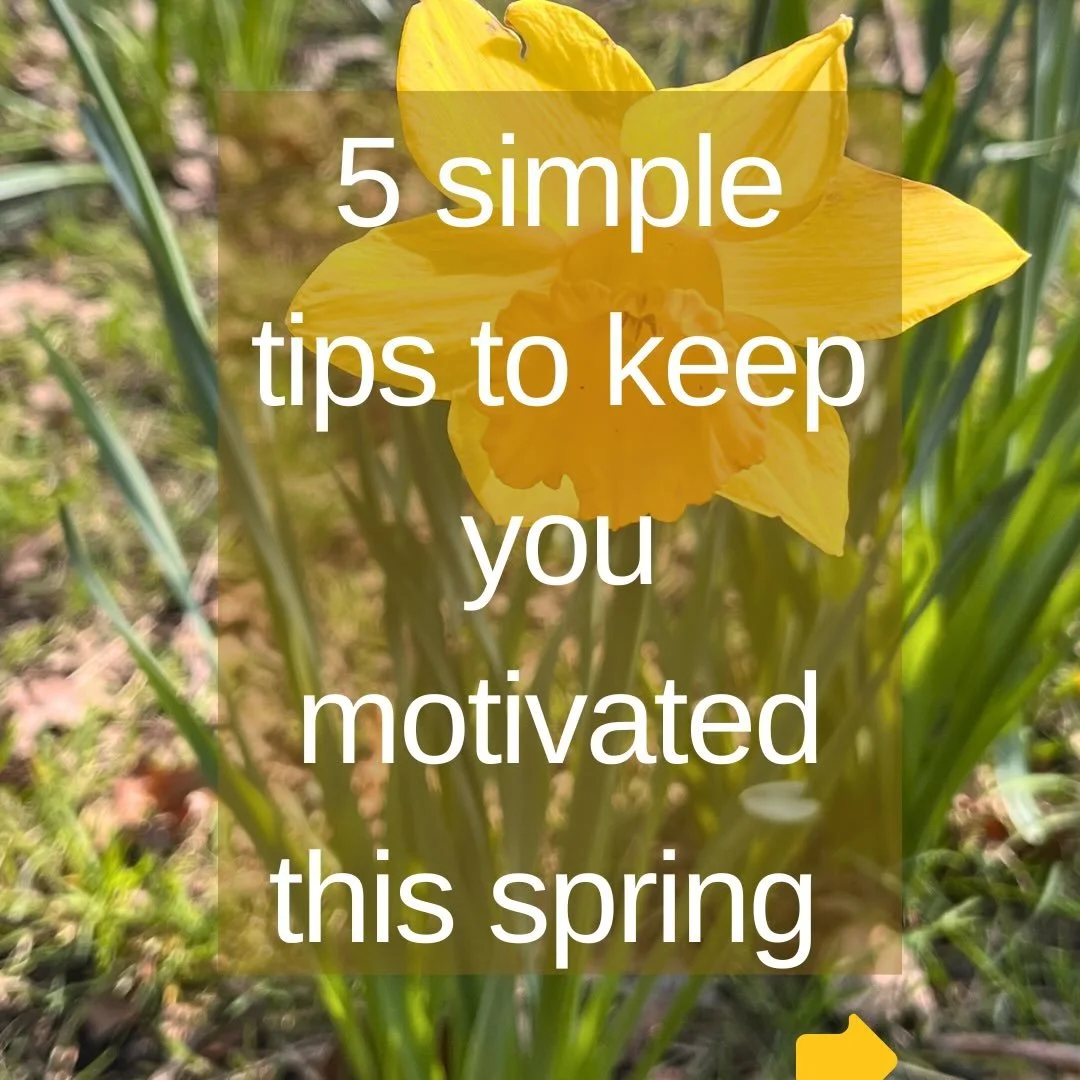 Spring just makes it easier to get out and move.

Longer evenings, a bit of sun, and everything starting to grow again.

If you&rsquo;ve been in a rut all winter, this is your sign to start again. 

You don&rsquo;t have to do a big reset, just start 