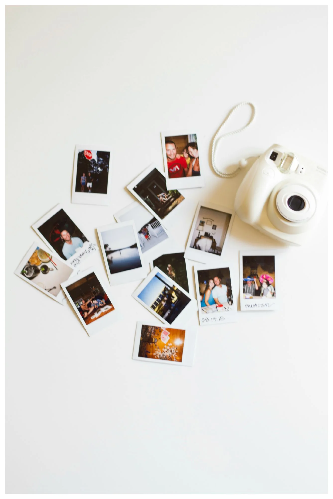 I N S T A X // What do i love most about them? Well, duh! They are instantly tangible and the memory is right there in your hand! I put all of mine in a shoebox and collect memories this way. I fear that someday all of this crazy technology will fail and I will loose every Facebook image, website portfolio, Instagram, etc...but my instax will all still be in their shoebox {unless my house burns down.} I try to label each one with a date & descprition too. My mom obviously used film when I was growing up, and she still has boxes full of photographs that I love to look through. I think this has a lot to do with why I became a photographer..those photo albums & boxes my mom showed me growing up made me feel giddy everytime I opened one up. :) I want to be able to have a box of old photographs to show Logan & Noah when they are older. Not only as a photographer, but as a mother I think its *so* important to print your photos. I know we live in a digital world and whatever but, #printsoverpixels y'all. It's like vinyl...who needs an old record player & records when they can just put music on their phone? Because It's just better! The experience, the feeling, the sound, whatever it is...it's just BETTER. I also love to display all of my photographs around my house! This is a wedding present that my sweet friends at LytleFoto gave me and It is now hanging in my office. I use it for my polariod photos! Not all of them make it into the shoebox. ;) 
