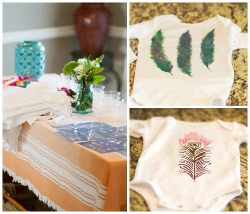 Some girls went with the stencils provided, and some free handed designs of their own. Love, love, love this idea! :) 