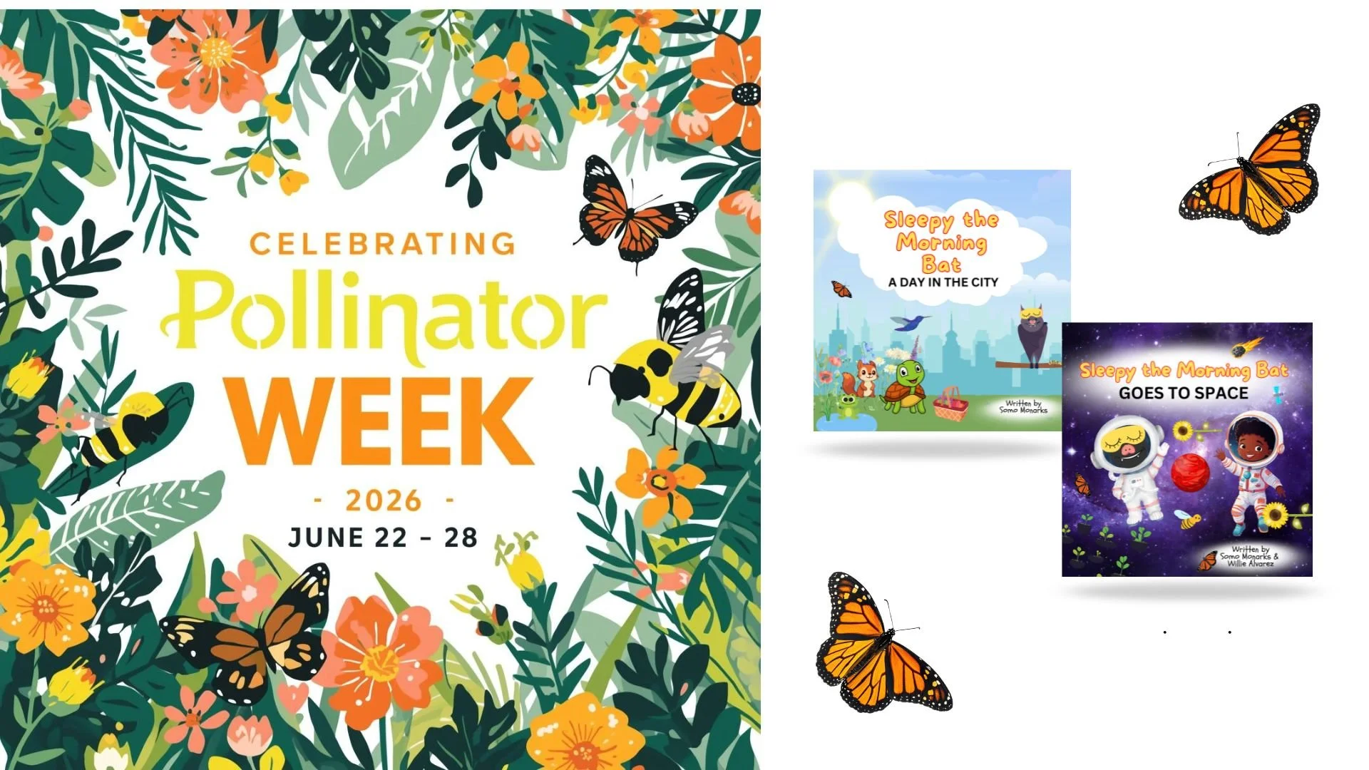 Pollinator Week 2026 in NYC | Book the Somo Monarks Tour