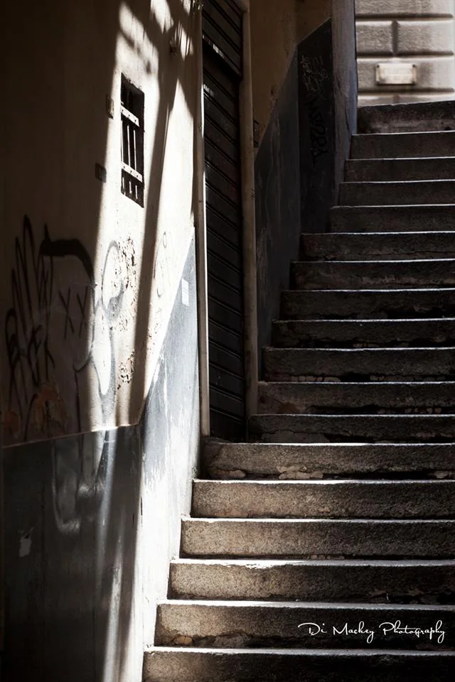 a stairway, lit.jpg
